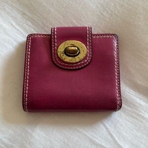 Coach leather wallet